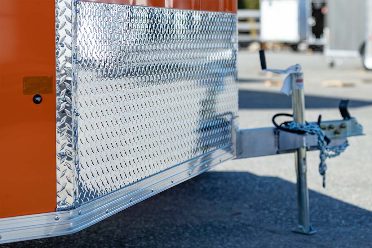 7' Wide Enclosed Aluminum Cargo Trailers EZ Hauler Trailers